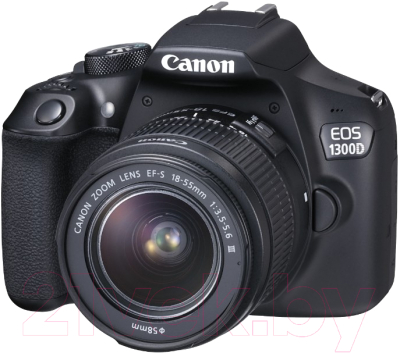 Зеркальный фотоаппарат Canon EOS 1300D 18-55mm + 75-300mm (1160C045)