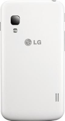 Смартфон LG E455 Optimus L5 II Dual White-Silver - вид сзади