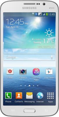 Смартфон Samsung Galaxy Mega 5.8 Duos / I9152 (белый) - вид спереди