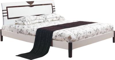 Двуспальная кровать Королевство сна Paola-004 160x200 (белый глянец/венге) - общий вид