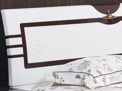 Двуспальная кровать Королевство сна Paola-004 160x200 (белый глянец/венге) - детальное изображение