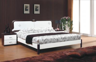 Двуспальная кровать Королевство сна Paola-003 160x200 (белый глянец/венге) - в интерьере