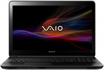 Ноутбук Sony Vaio SVF1521E1RB - фронтальный вид 