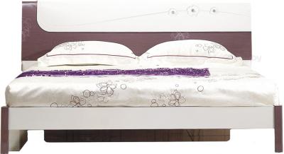 Полуторная кровать Королевство сна Bellezza-001 150x200 (сиреневая с белым) - общий вид