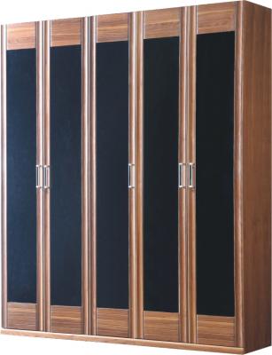 Шкаф Королевство сна Moderno-004 (коричневый с черным) - общий вид