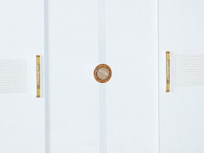 Шкаф Королевство сна Bianchi-808 (белый с золотом) - двери шкафа