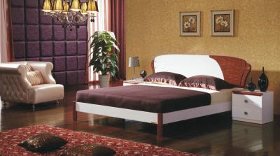 Двуспальная кровать Королевство сна Antonietta-004 160x200 (коричневый/белый) - в интерьере