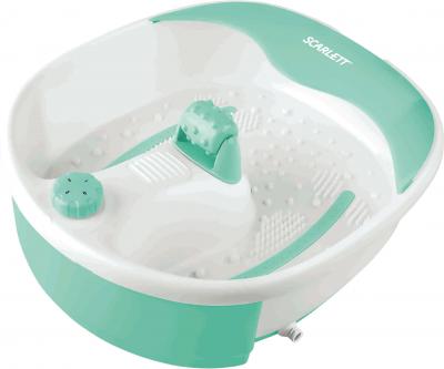 Гидромассажная ванночка Scarlett SC-1203 (бело-зеленый) - общий вид