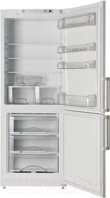 Холодильник с морозильником ATLANT ХМ 6221-100 - с открытой дверью