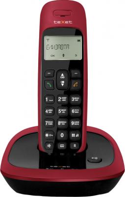 Беспроводной телефон Texet TX-D6205A Black-Red - общий вид