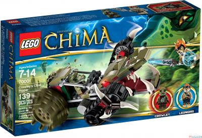 Конструктор Lego Chima Потрошитель Кроули (70001) - упаковка