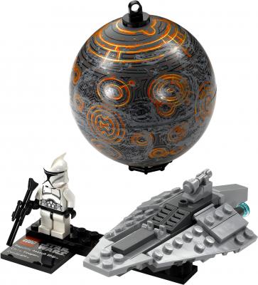 Конструктор Lego Star Wars Республиканский корабль и планета Корусант (75007) - общий вид