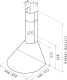 Миниатюра изображения товара Вытяжка купольная Elica Tonda WH F/60