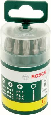 Набор бит Bosch Promoline 2607019454 (10 предметов) - упаковка