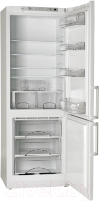 Холодильник с морозильником ATLANT ХМ 6224-100 - с открытой дверью