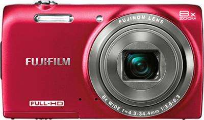 Компактный фотоаппарат Fujifilm FinePix JZ700 Red - вид спереди
