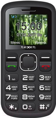 Мобильный телефон Texet TM-B220 (черный/красный)