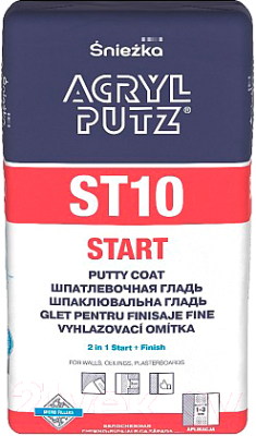 Шпатлевка Sniezka Acryl Putz Start EX ST10 (2.5кг)