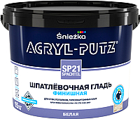 Шпатлевка готовая Sniezka Acryl Putz SP21 Finish (15кг, белый) - 
