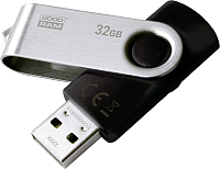 Usb flash накопитель Goodram UTS2 32GB Black (UTS2-0320K0R11) - 