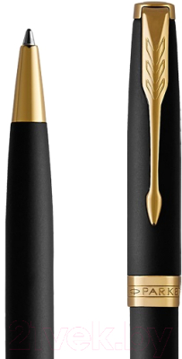 Ручка шариковая имиджевая Parker Sonnet Core Matte Black GT M 1931519