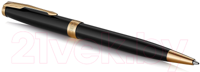 Ручка шариковая имиджевая Parker Sonnet Core Black Lacquer GT 1931497