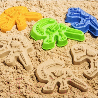 Набор формочек для песочницы Happy Baby Dinosaurs 330403