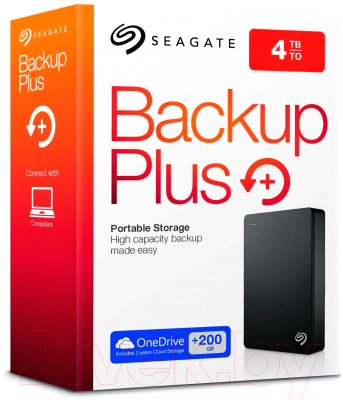 Внешний жесткий диск Seagate Backup Plus 4TB (STDR4000902)