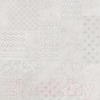 Декоративная плитка VitrA Texstyle Пэчворк K945369 (450x450, белый)