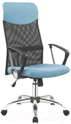 Кресло офисное Halmar Vire 2 (черный/голубой)