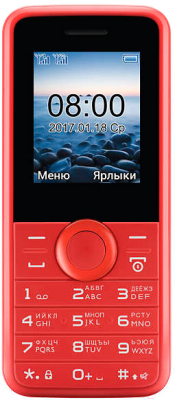 Мобильный телефон Philips E106 (красный)