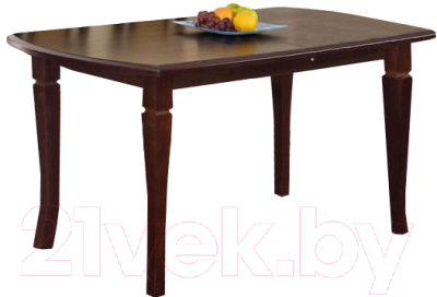 Обеденный стол Halmar Fryderyk 160-200x80 (темный орех)