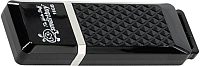 Usb flash накопитель SmartBuy Quartz Black 16Gb (SB16GBQZ-K) - 