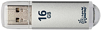 Usb flash накопитель SmartBuy V-Cut Series Silver 16Gb (SB16GBVC-S) - 