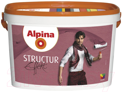 Краска декоративная Alpina Effekt Structur Weiss (5л)
