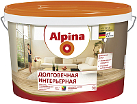 Краска Alpina Долговечная интерьерная. База 1 (2.5л, белый) - 