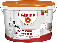 Краска Alpina Экстрабелая интерьерная (10л, белый) - 