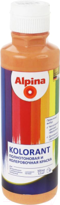

Колеровочная краска Alpina, Оранжевый, Kolorant Terracotta