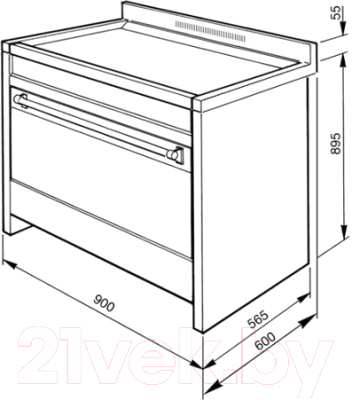 Плита электрическая Smeg A1C-7