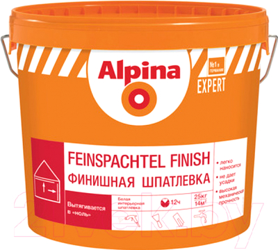 Шпатлевка готовая Alpina Expert Feinspachtel Finish (4.5кг)