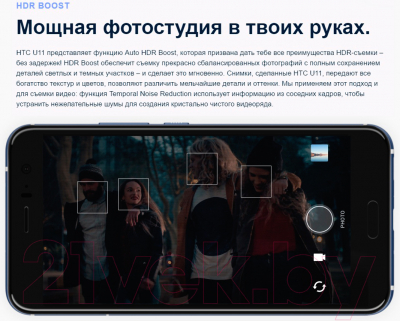 Смартфон HTC U11 128Gb (синий)