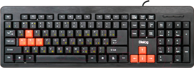 Клавиатура Dialog Standart KS-013U (черный/красный)
