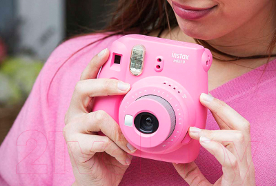 Фотоаппарат с мгновенной печатью Fujifilm Instax Mini 9 (розовый)