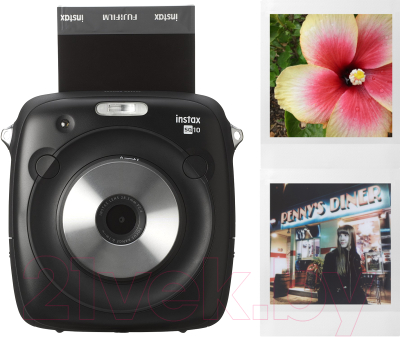 Фотоаппарат с мгновенной печатью Fujifilm Instax Square 10 (черный)
