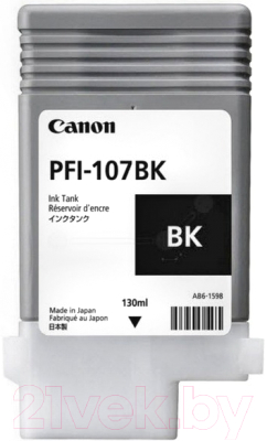 Картридж Canon PFI-107BK (6705B001AA)