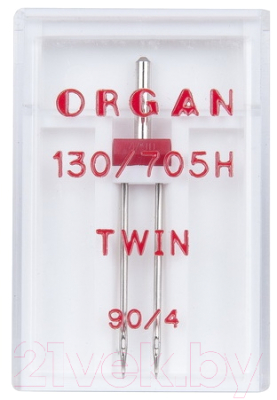 Набор игл для швейной машины Organ 1-90/4 (двойные)