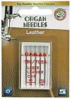 Набор игл для швейной машины Organ 5/90-100 (для кожи) - 