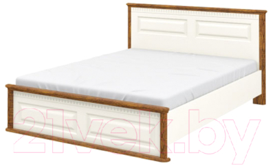 Двуспальная кровать Мебель-Неман Марсель МН-126-01 (крем/дуб кантри)