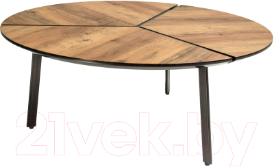 Журнальный столик Atreve Klara 1 (орех/металл черный)
