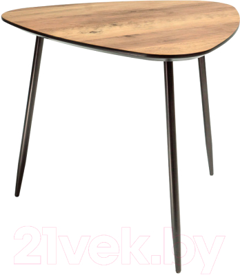 Журнальный столик Atreve Klara 3 (орех/металл черный)